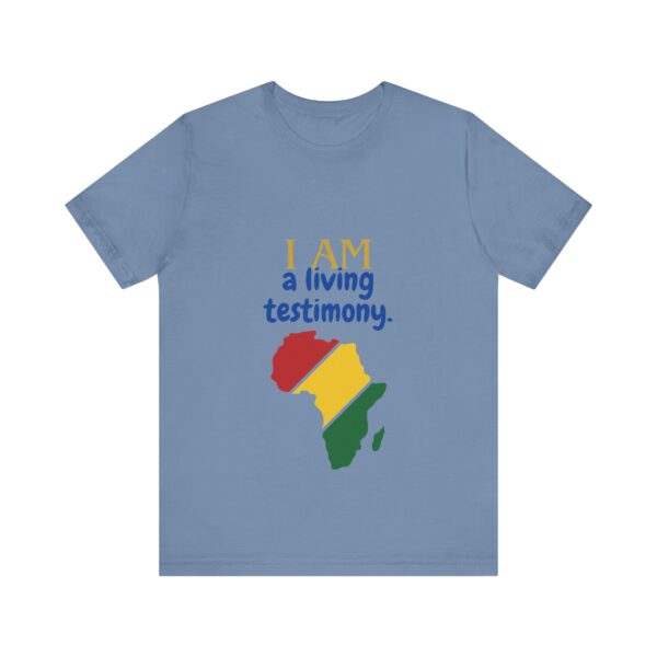 I AM a living testimony (Black History Month Collection) - Aksan Fos T-Shirt - Image 25