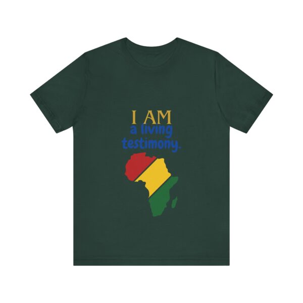 I AM a living testimony (Black History Month Collection) - Aksan Fos T-Shirt - Image 9