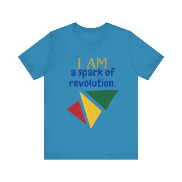 I AM a spark of revolution (Black History Month Collection) - Aksan Fos T-Shirt - Image 17