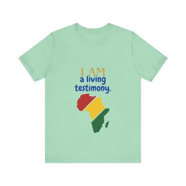 I AM a living testimony (Black History Month Collection) - Aksan Fos T-Shirt - Image 21