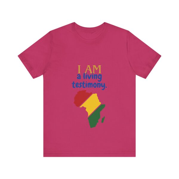 I AM a living testimony (Black History Month Collection) - Aksan Fos T-Shirt - Image 13