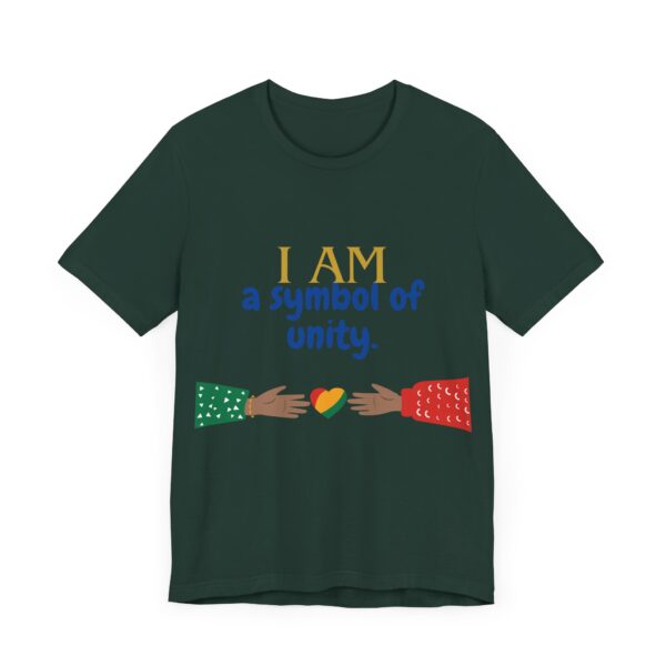 I AM a symbol of unity (Black History Month Collection) - Aksan Fos T-Shirt - Image 3