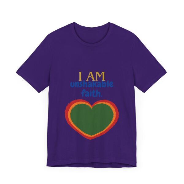I AM unshakable faith (Black History Month Collection) - Aksan Fos T-Shirt - Image 3