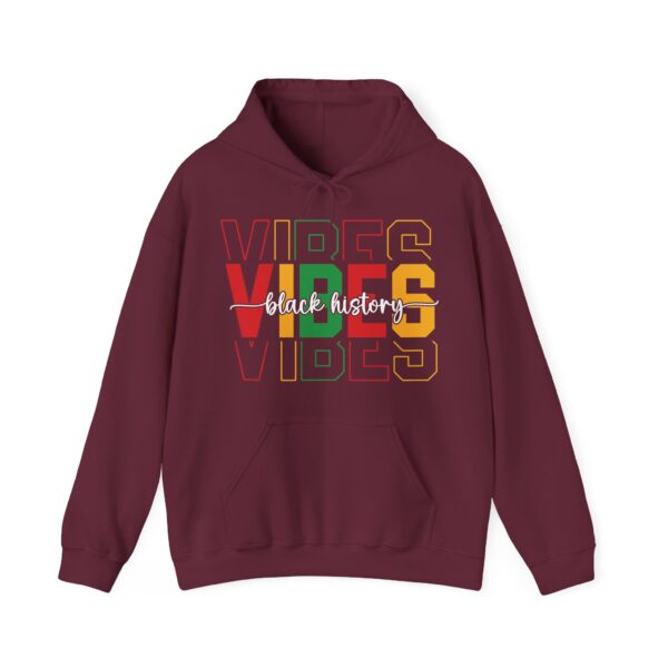 Black History Vibes - Aksan Fos Unisex Heavy Blend Hooded Sweatshirt - Image 30