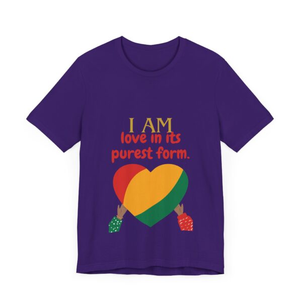 I AM love in its purest form (Black History Month Collection) - Aksan Fos T-Shirt - Image 19