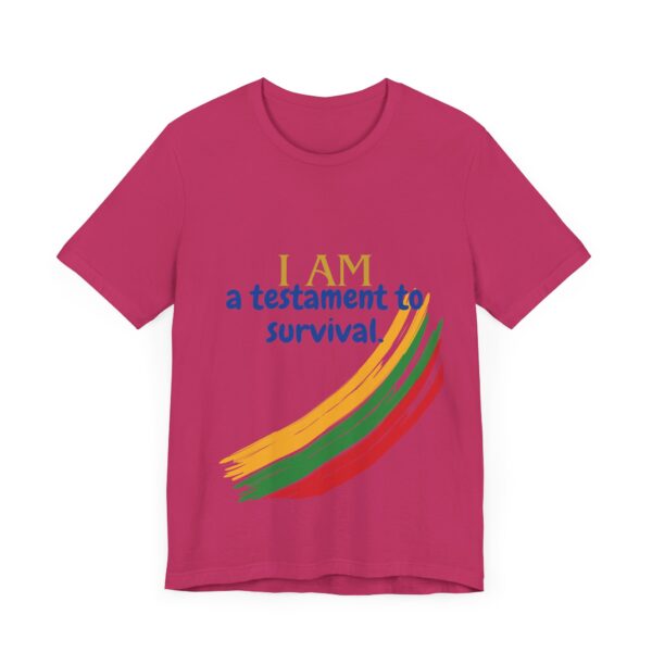 I AM a testament to survival (Black History Month Collection) - Aksan Fos T-Shirt - Image 15