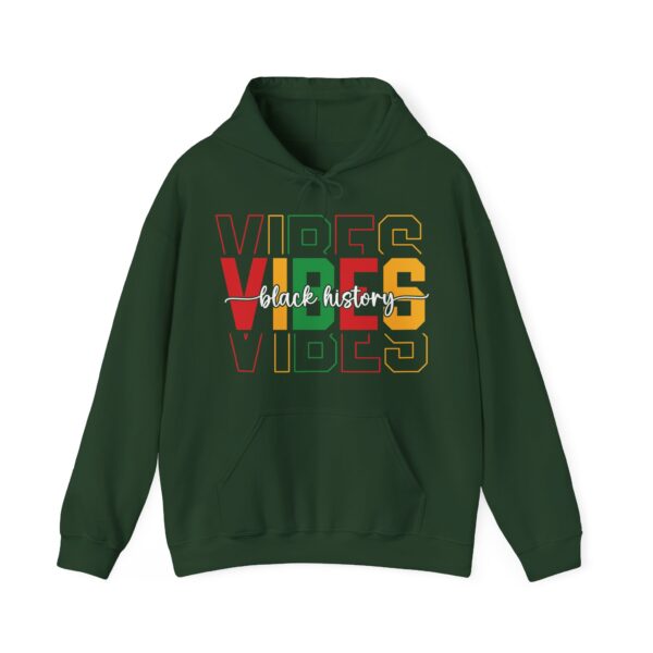 Black History Vibes - Aksan Fos Unisex Heavy Blend Hooded Sweatshirt - Image 10