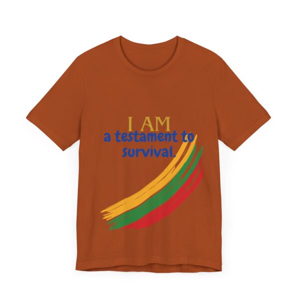 I AM a testament to survival (Black History Month Collection) - Aksan Fos T-Shirt - Image 23