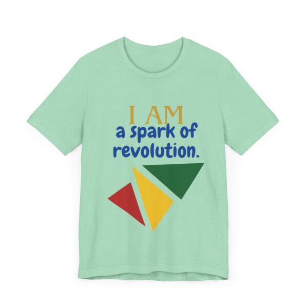 I AM a spark of revolution (Black History Month Collection) - Aksan Fos T-Shirt - Image 7