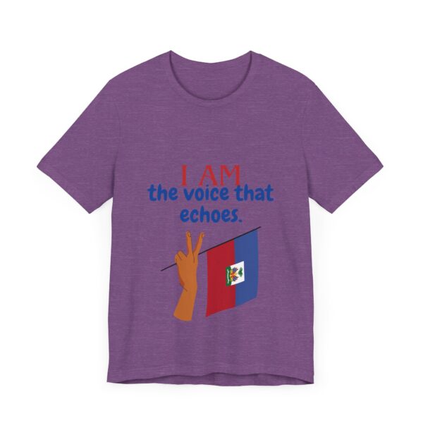 I AM the voice that echoes (Black History Month Collection) - Aksan Fos T-Shirt - Image 3