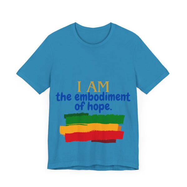 I AM the embodiment of hope (Black History Month Collection) - Aksan Fos T-Shirt - Image 31