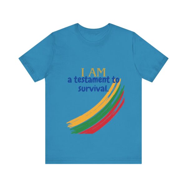 I AM a testament to survival (Black History Month Collection) - Aksan Fos T-Shirt - Image 9