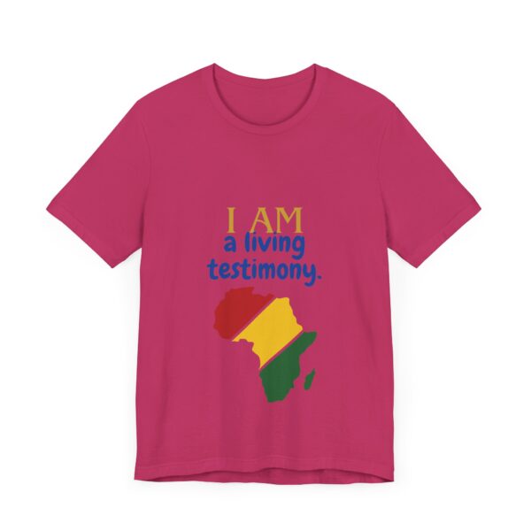 I AM a living testimony (Black History Month Collection) - Aksan Fos T-Shirt - Image 15