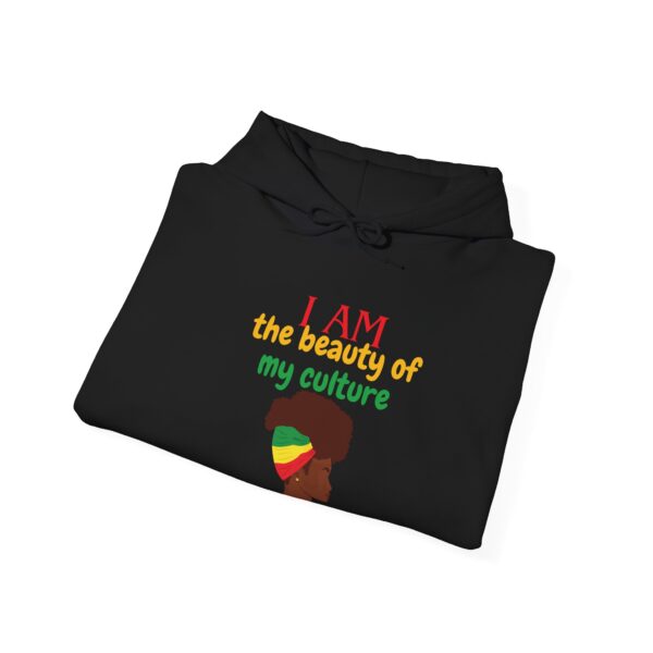 I AM the beauty of my culture - Aksan Fos Unisex Heavy Blend Hooded Sweatshirt - Image 9