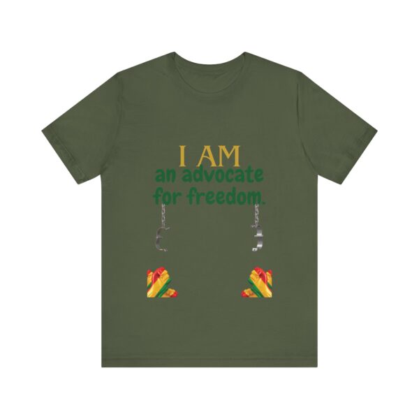 I AM an advocate for freedom (Black History Month Collection) - Aksan Fos T-Shirt - Image 21