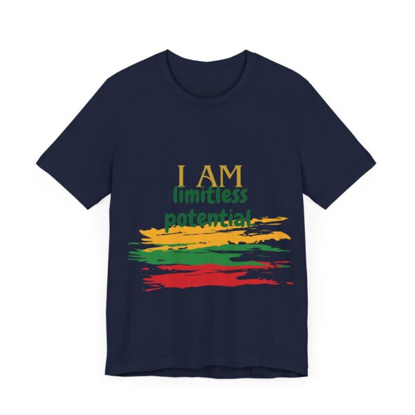 I AM limitless potential (Black History Month Collection) - Aksan Fos T-Shirt - Image 3