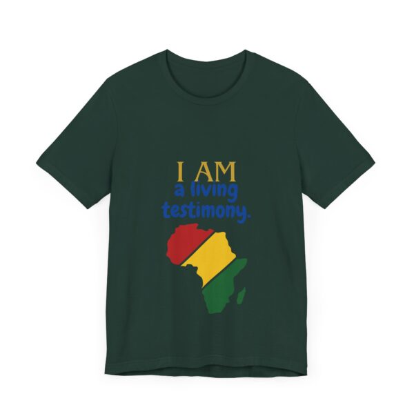 I AM a living testimony (Black History Month Collection) - Aksan Fos T-Shirt - Image 11