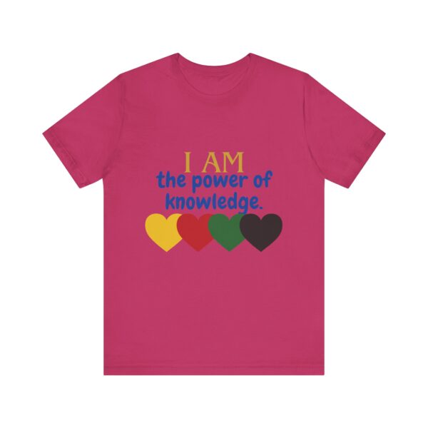 I AM the power of knowledge (Black History Month Collection) - Aksan Fos T-Shirt - Image 33