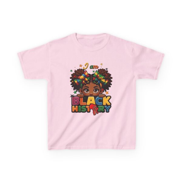 I AM Black History (boy) (Black History Month Collection) - Aksan Fos Kids T-Shirt - Image 2