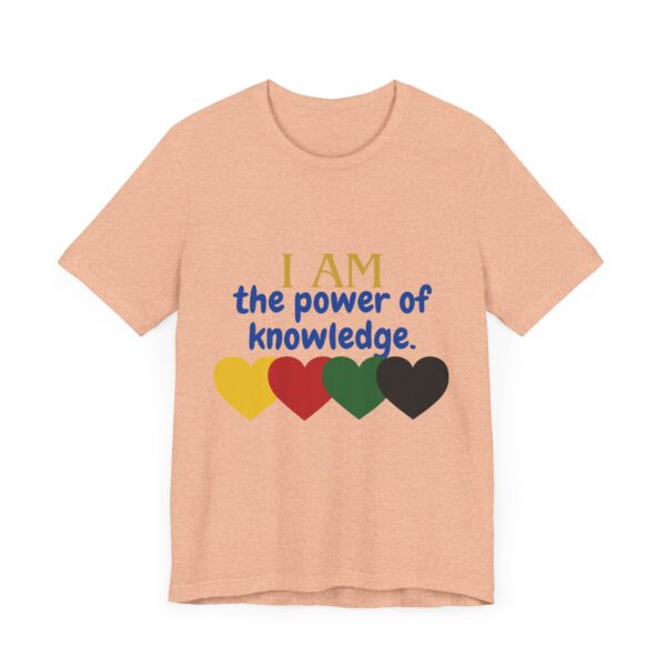 I AM the power of knowledge (Black History Month Collection) - Aksan Fos T-Shirt - Image 7