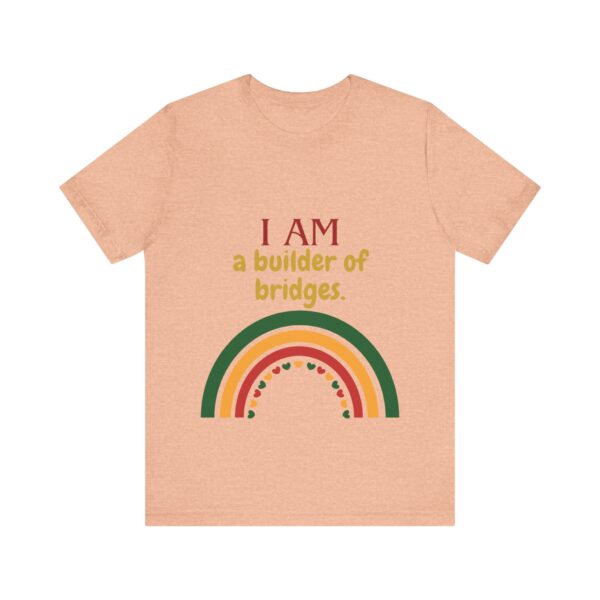 I AM a builder of bridges (Black History Month Collection) - Aksan Fos T-Shirt - Image 2