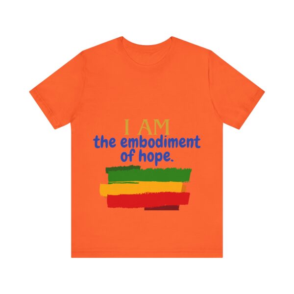 I AM the embodiment of hope (Black History Month Collection) - Aksan Fos T-Shirt - Image 5