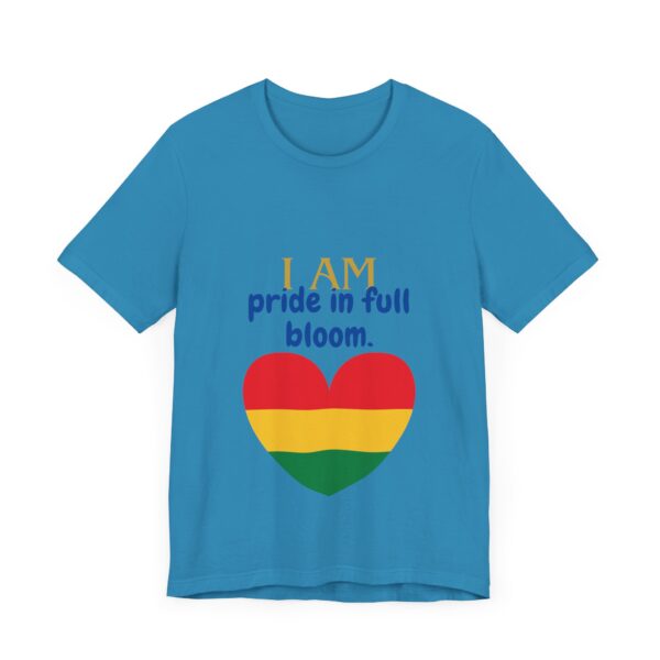 I AM pride in full bloom (Black History Month Collection) - Aksan Fos T-Shirt - Image 5